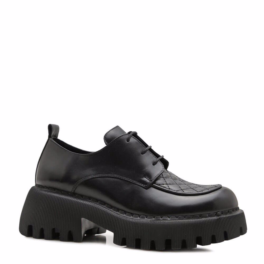 Туфлі на платформі prego, Чорний
Туфлі на платформі prego, Чорний