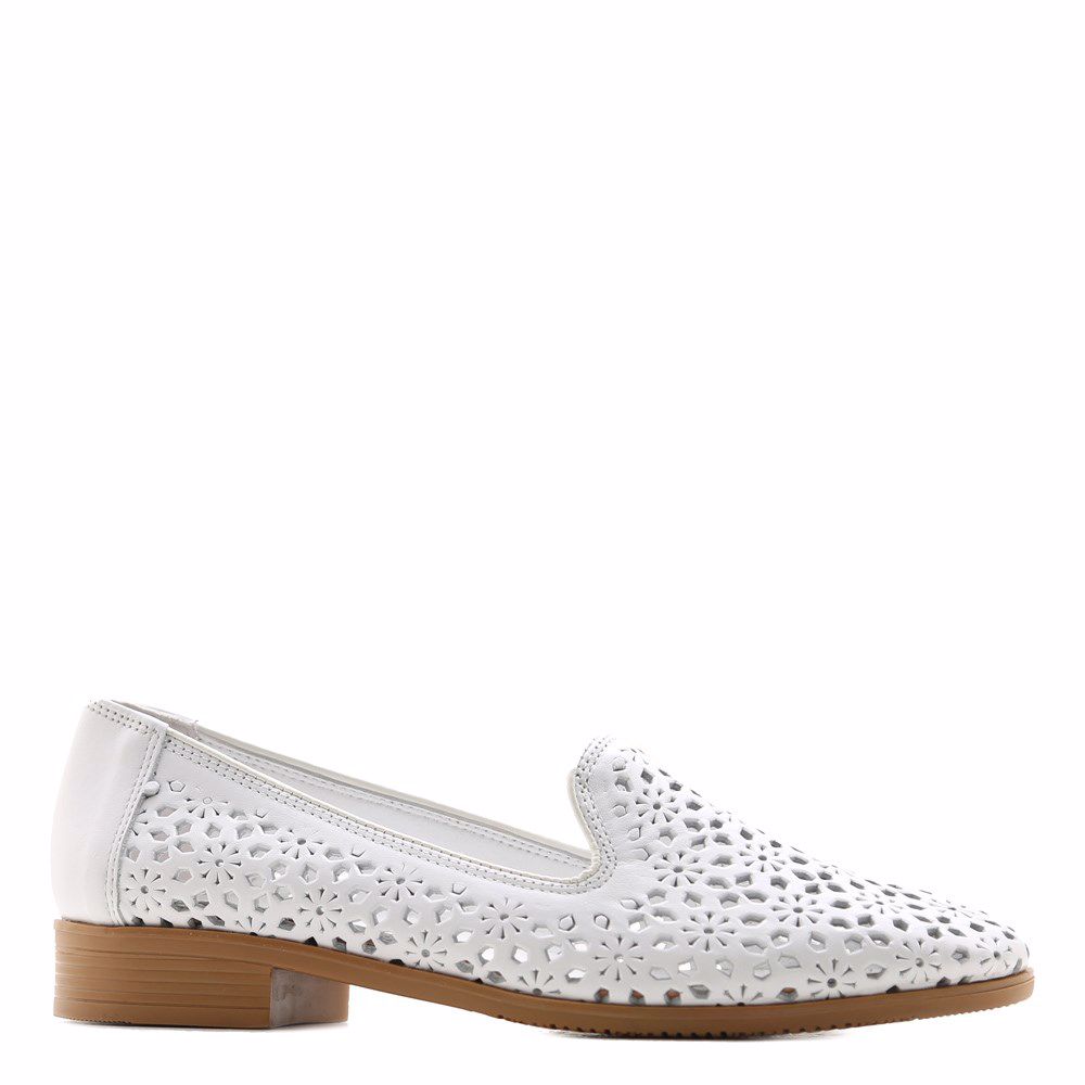 Туфлі з перфорацією, Білий
Туфлі з перфорацією, Білий