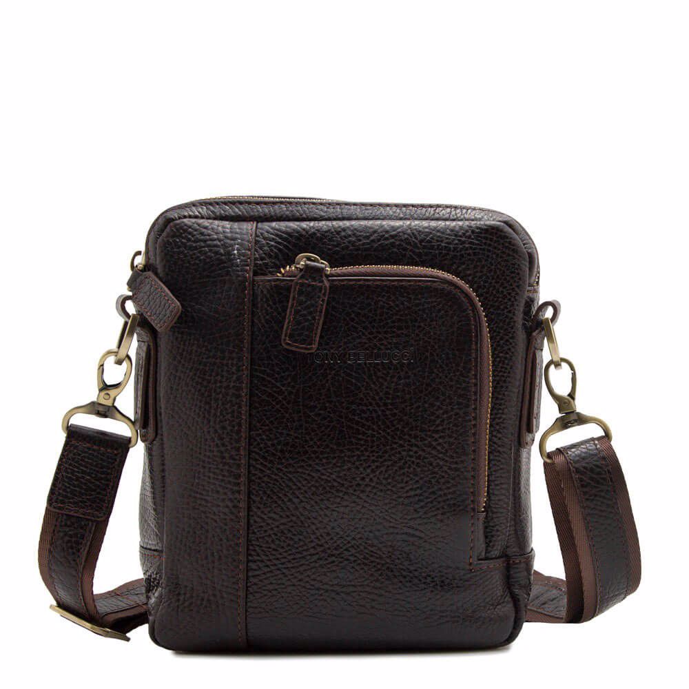 Сумка чоловіча з натуральної шкіри, Коричневий
Сумка чоловіча з натуральної шкіри, Коричневий