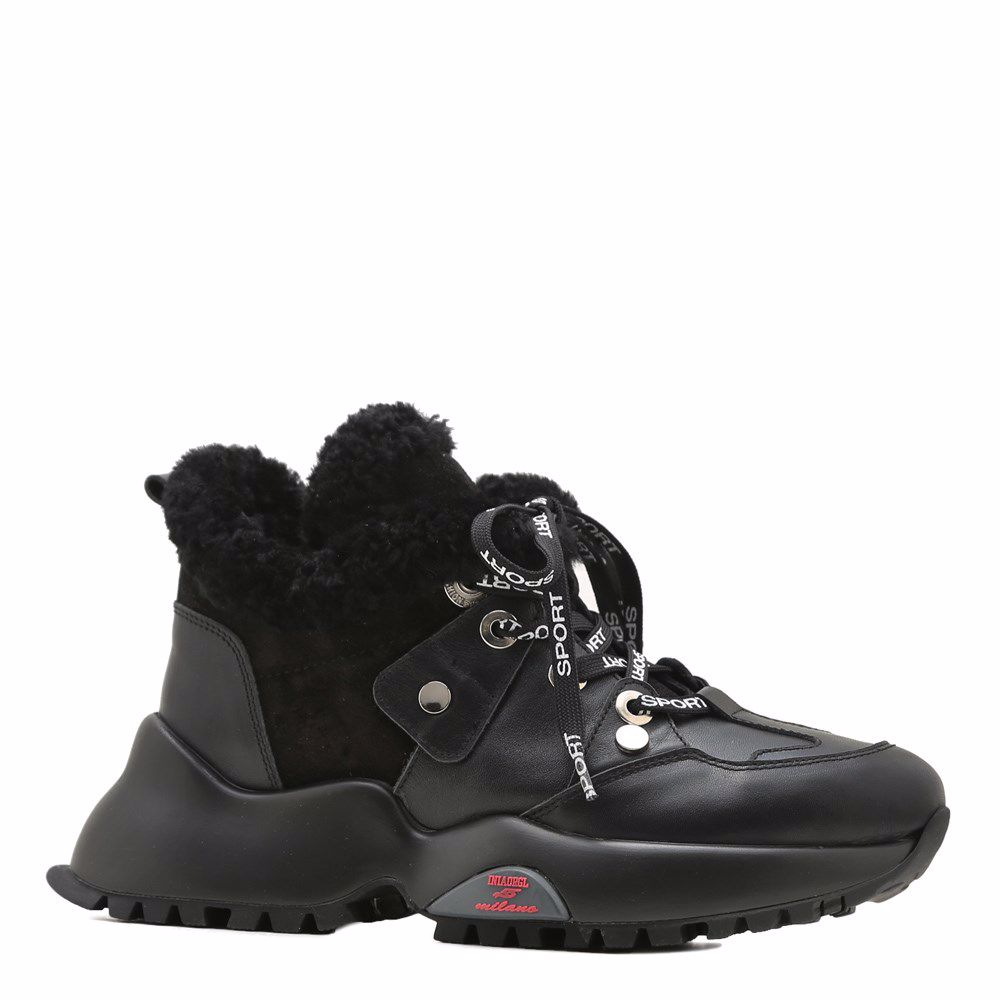 Черевики зимові на низькому ходу prego, Чорний
Черевики зимові на низькому ходу prego, Чорний