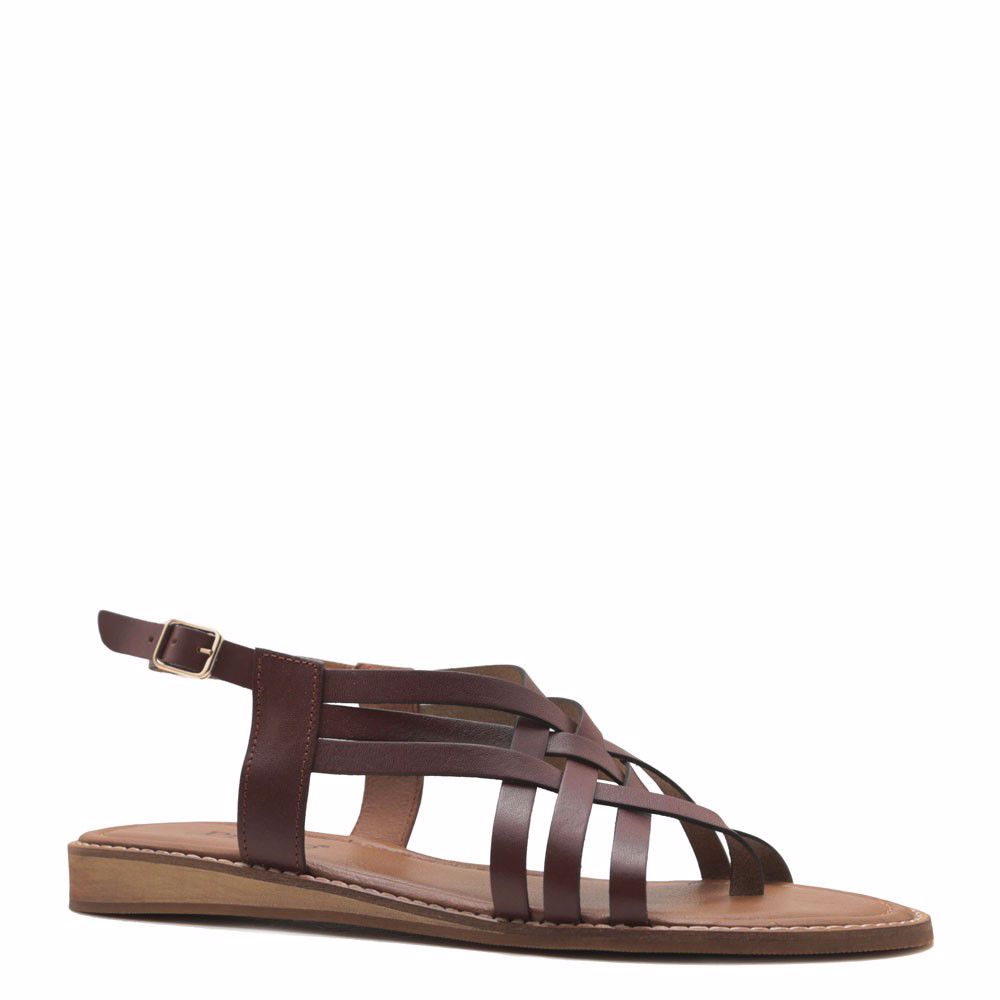 Босоніжки на низькому ходу prego, Коричневий
Босоніжки на низькому ходу prego, Коричневий