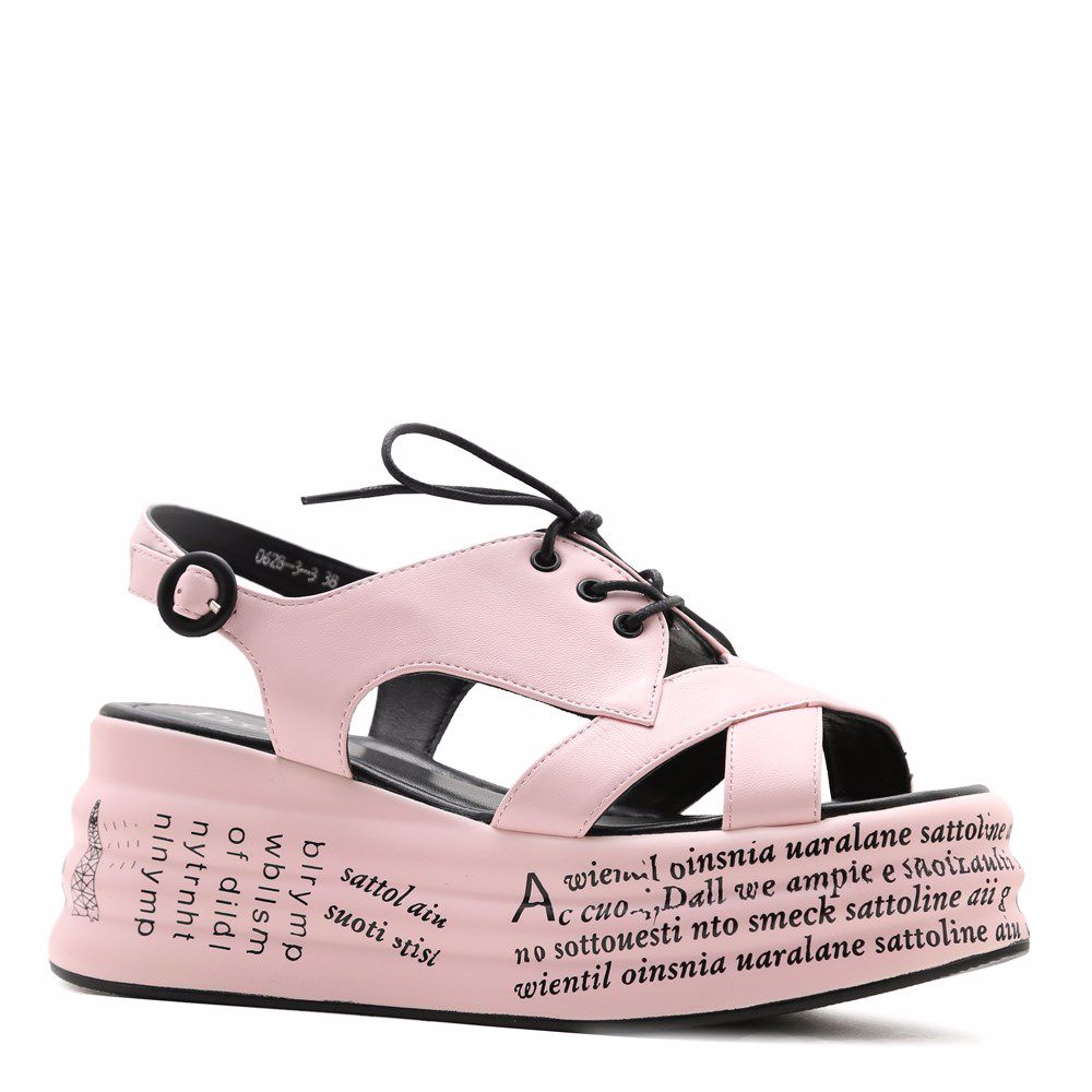 Босоніжки на платформі prego, Рожевий
Босоніжки на платформі prego, Рожевий