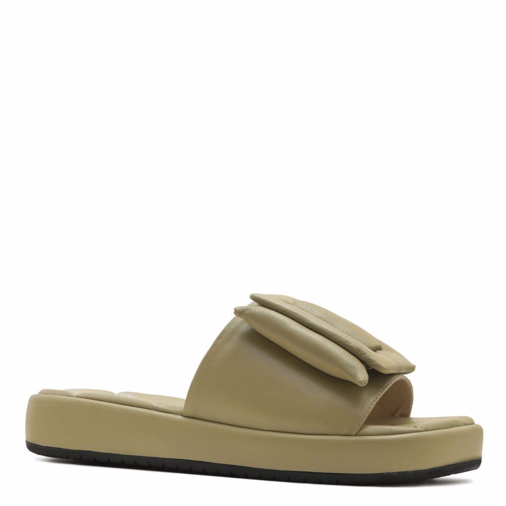 Шльопанці на низькому ходу prego, Оливковий
Шльопанці на низькому ходу prego, Оливковий