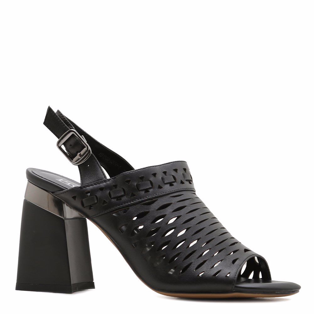 Босоніжки на підборах, Чорний
Босоніжки на підборах, Чорний