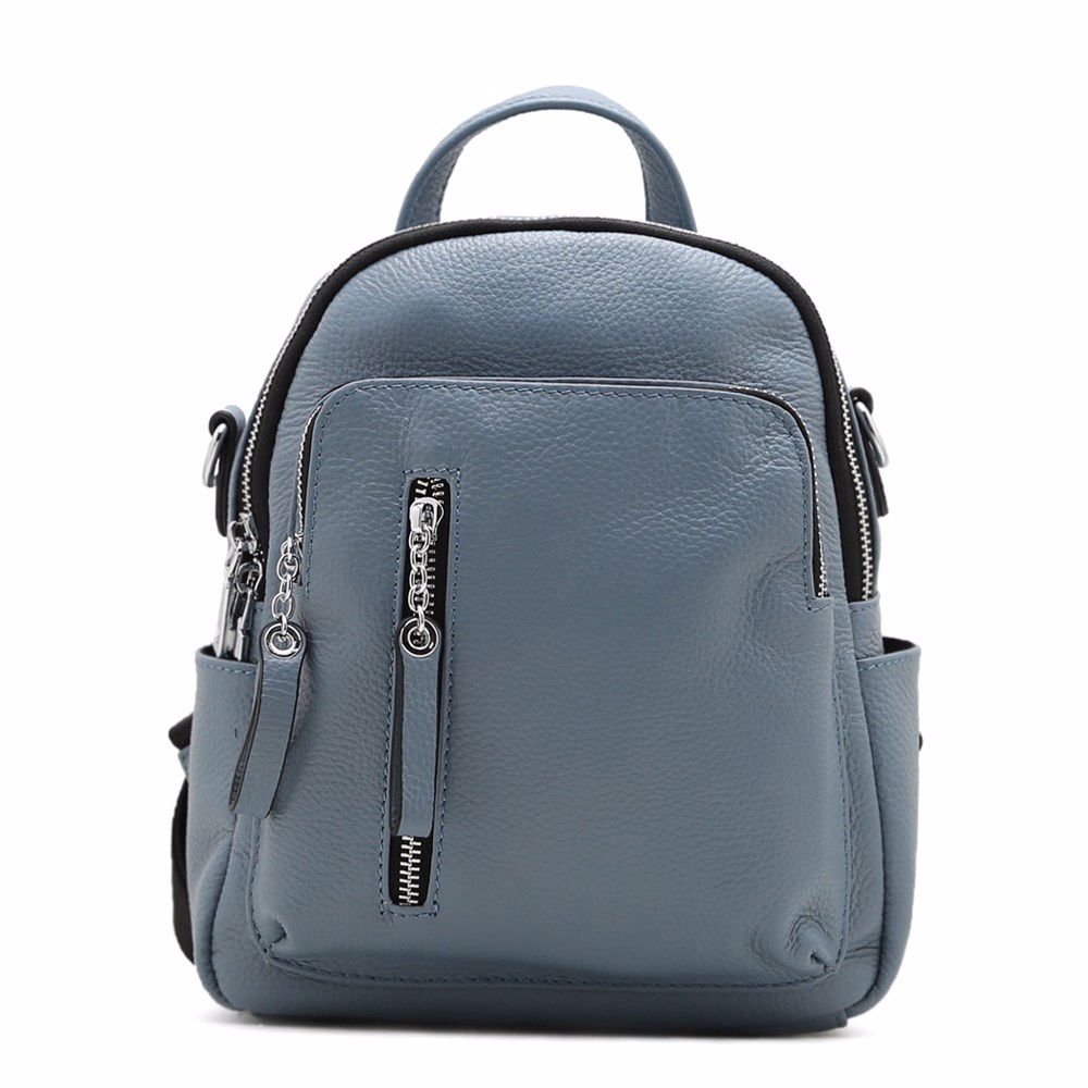 Рюкзак женский кожаный, Голубой
Рюкзак женский кожаный, Голубой