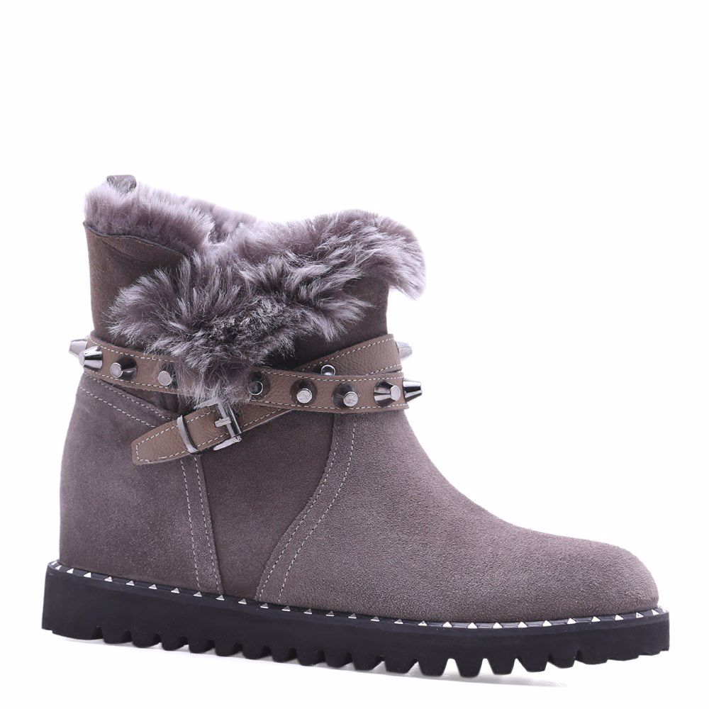 Ботинки зимние на танкетке, Серый
Ботинки зимние на танкетке, Серый