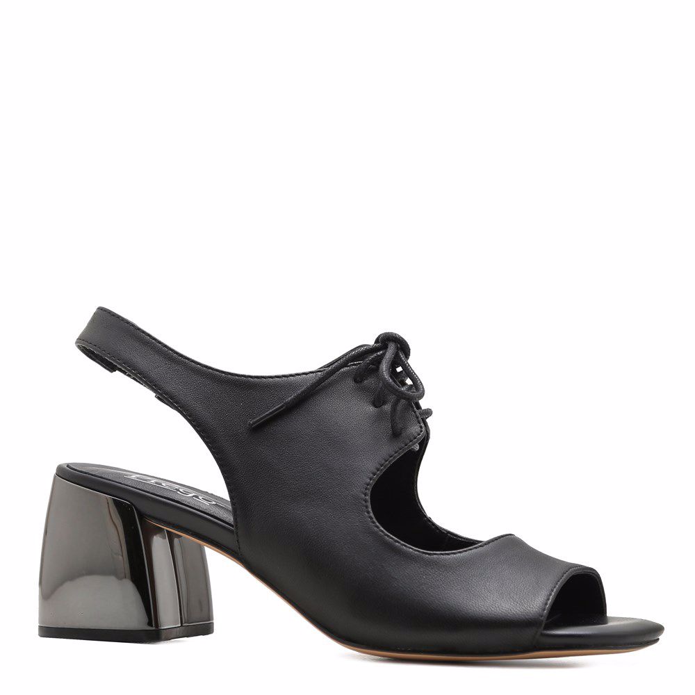 Босоніжки на підборах, Чорний
Босоніжки на підборах, Чорний