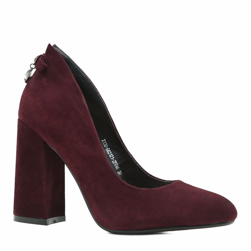 Туфлі на підборах, Бордовий
Туфлі на підборах, Бордовий