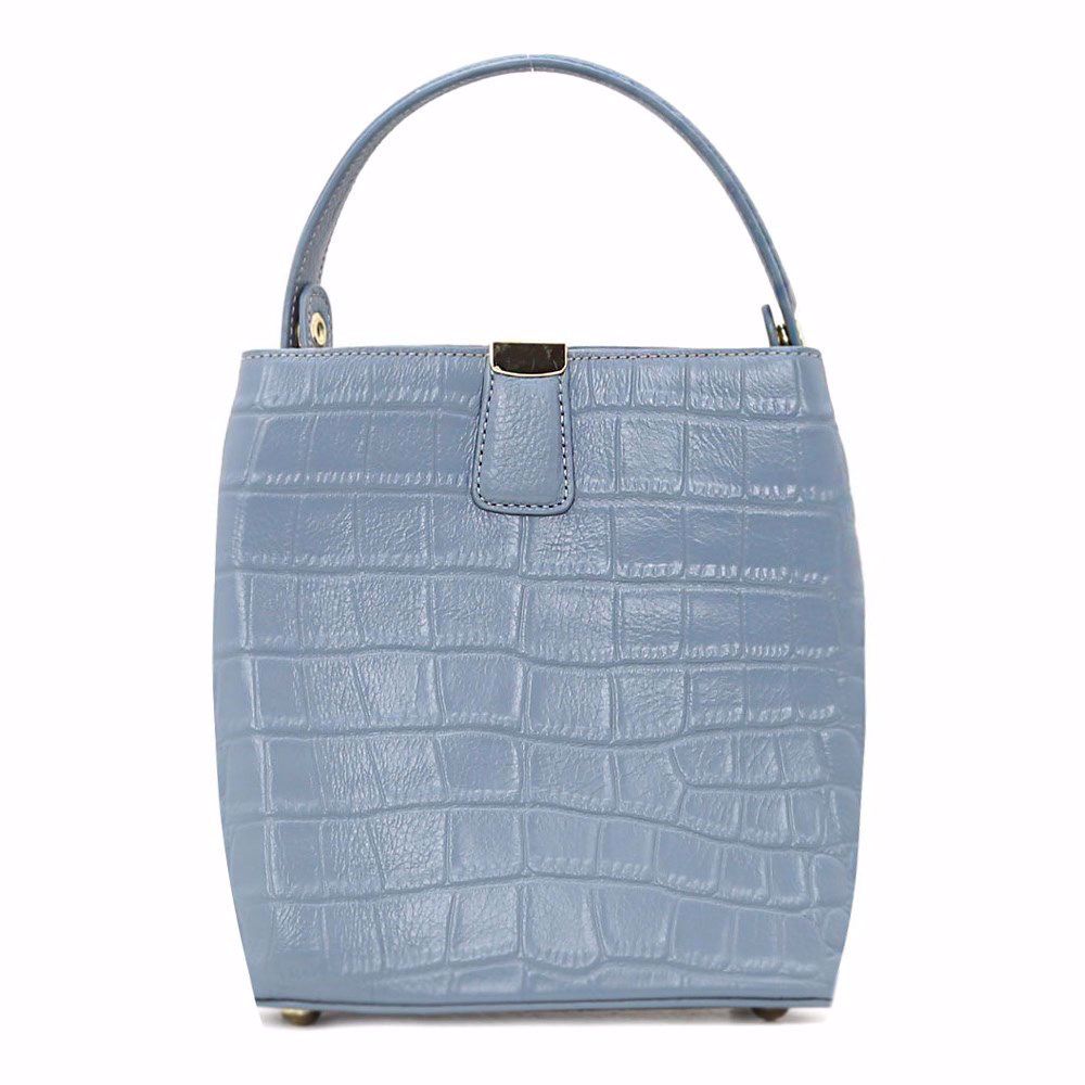 Сумка из натуральной кожи, Голубой 
Сумка из натуральной кожи, Голубой