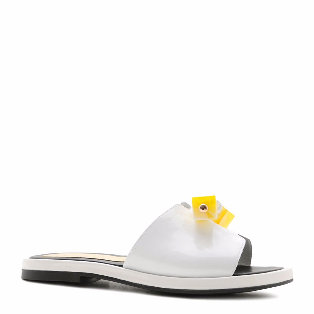 Шльопанці на низькому ходу prego, Білий
Шльопанці на низькому ходу prego, Білий