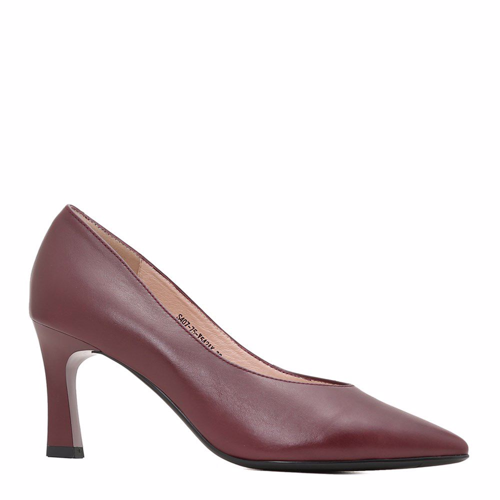 Туфлі на підборах, Бордовий
Туфлі на підборах, Бордовий