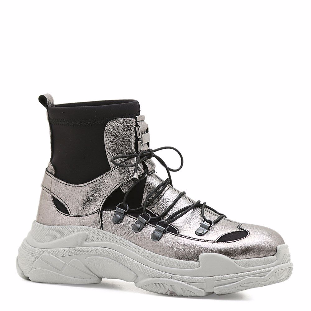 Ботинки осенние на низком ходу, Срібло
Ботинки осенние на низком ходу, Срібло
