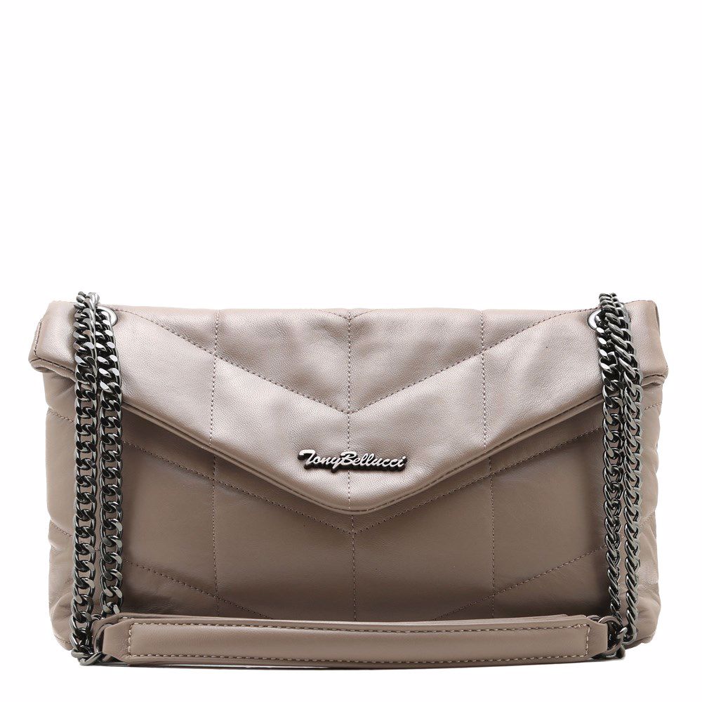 Сумка из натуральной кожи, Серый 
Сумка из натуральной кожи, Серый