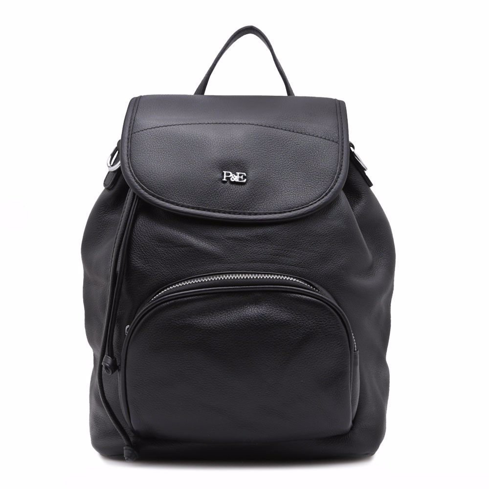 Рюкзак жіночий шкіряний, Чорний 
Рюкзак жіночий шкіряний, Чорний