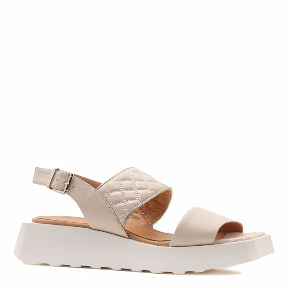 Босоніжки на низькому ходу prego, Бежевий
Босоніжки на низькому ходу prego, Бежевий