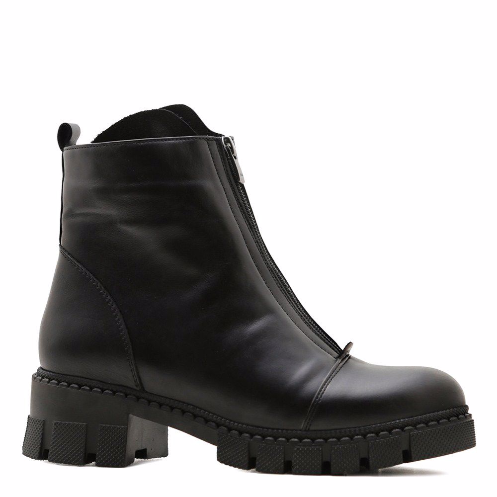 Ботинки зимние на низком ходу, Чорний 
Ботинки зимние на низком ходу, Чорний