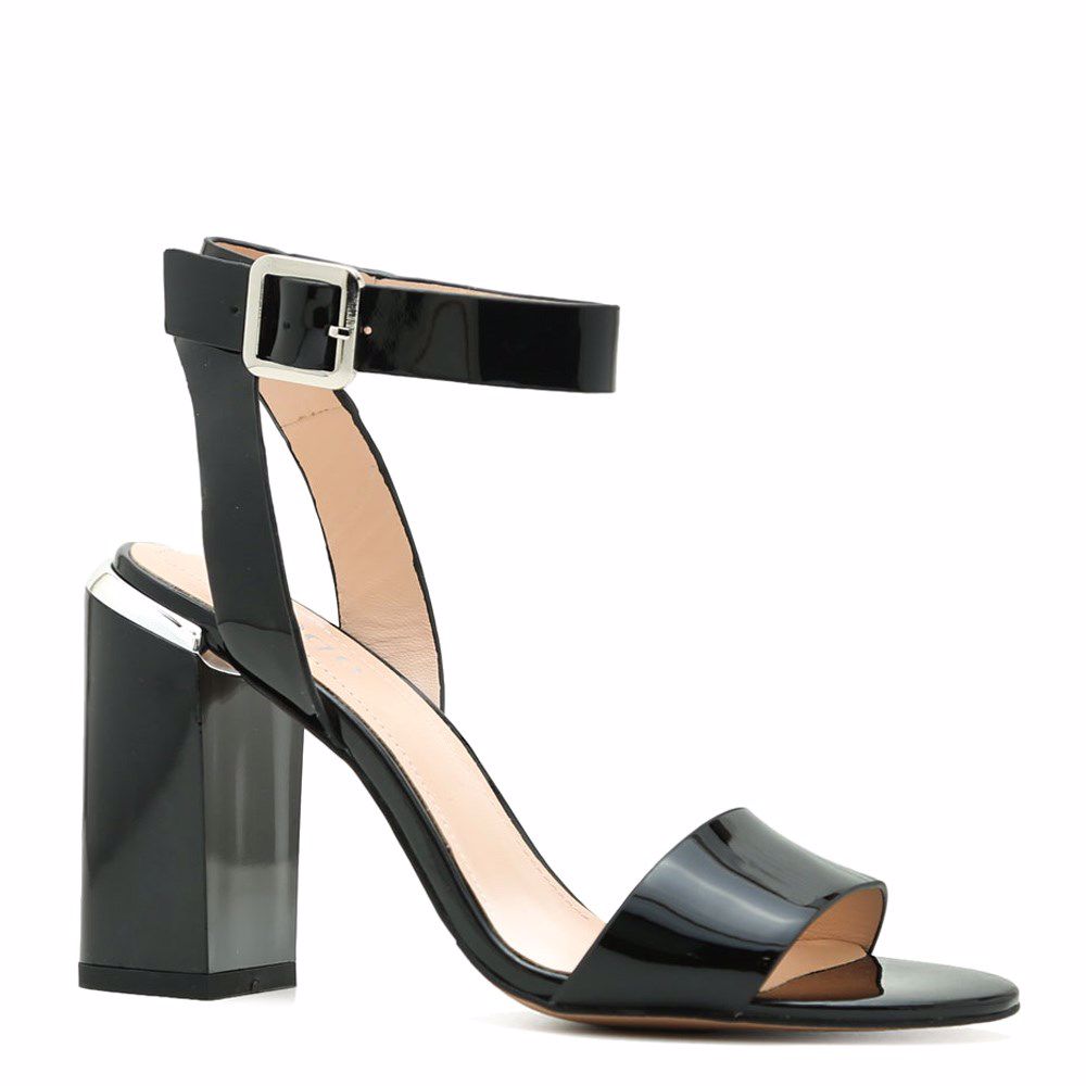 Босоніжки на підборах, Чорний
Босоніжки на підборах, Чорний