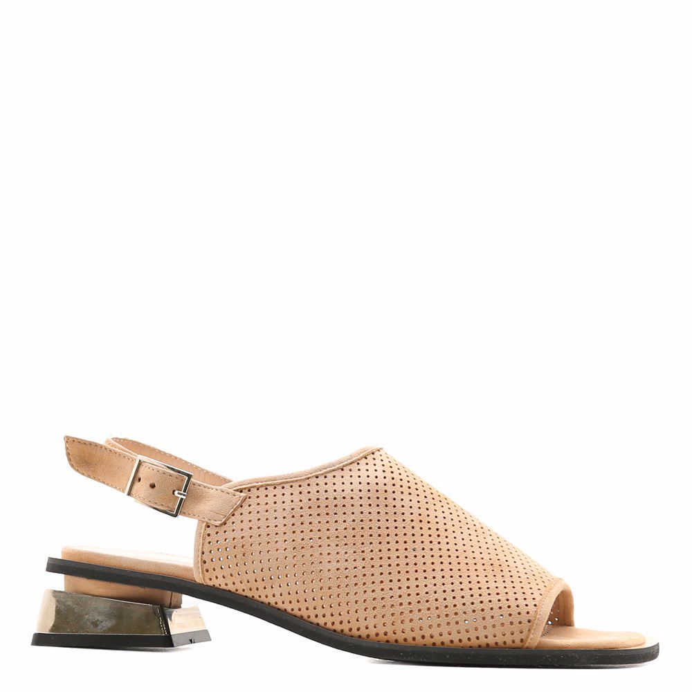 Босоніжки на низькому ходу, Бежевий
Босоніжки на низькому ходу, Бежевий