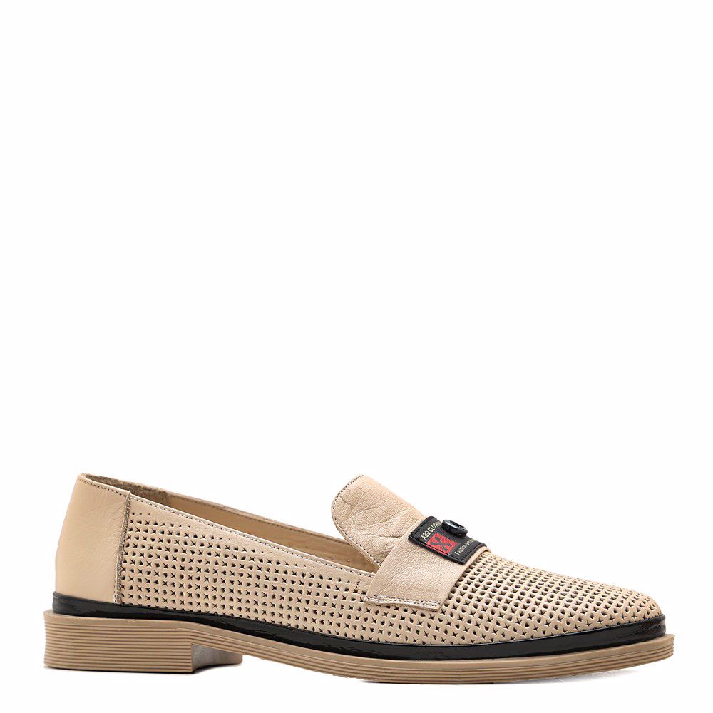 Туфлі з перфорацією, Бежевий
Туфлі з перфорацією, Бежевий