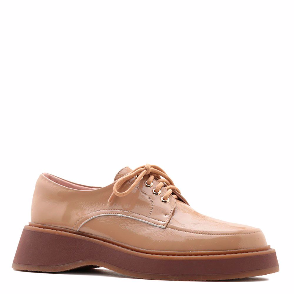 Туфлі на платформі prego, Бежевий
Туфлі на платформі prego, Бежевий