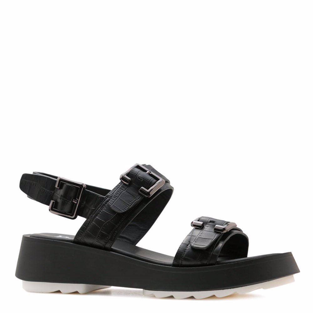 Босоніжки на низькому ходу prego, Чорний
Босоніжки на низькому ходу prego, Чорний