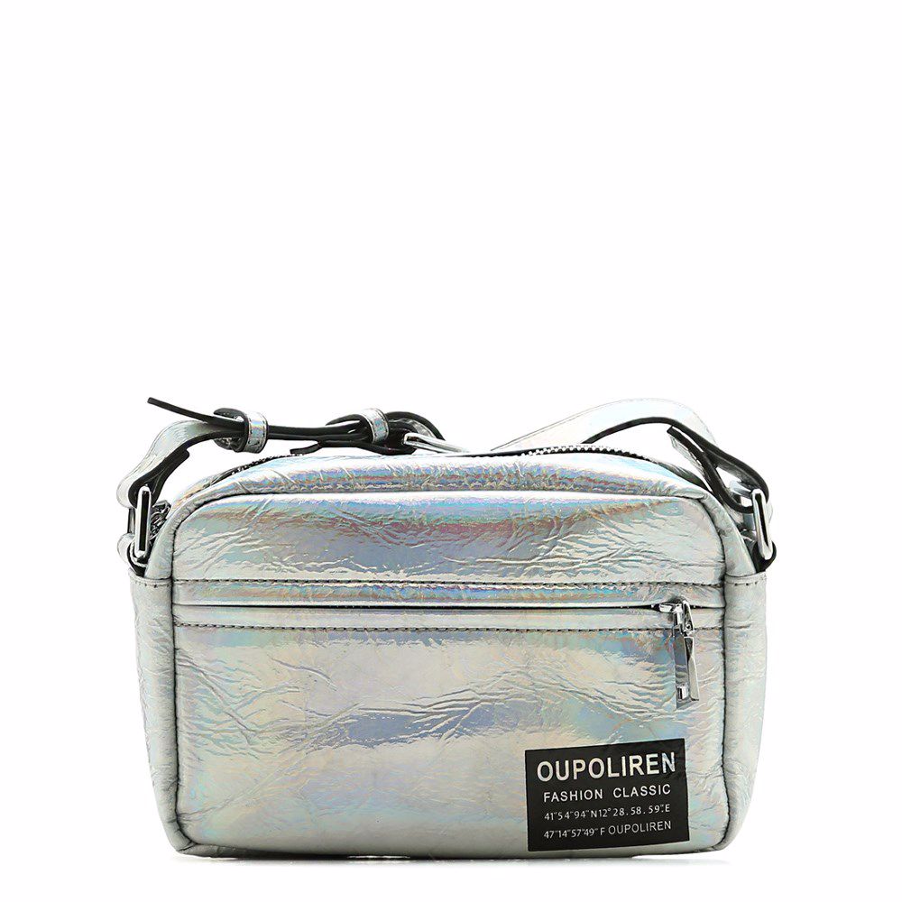 Сумка-почтальонка, Серебро 
Сумка-почтальонка, Серебро