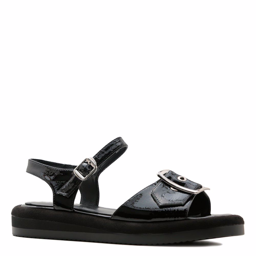 Босоніжки на низькому ходу prego, Чорний
Босоніжки на низькому ходу prego, Чорний