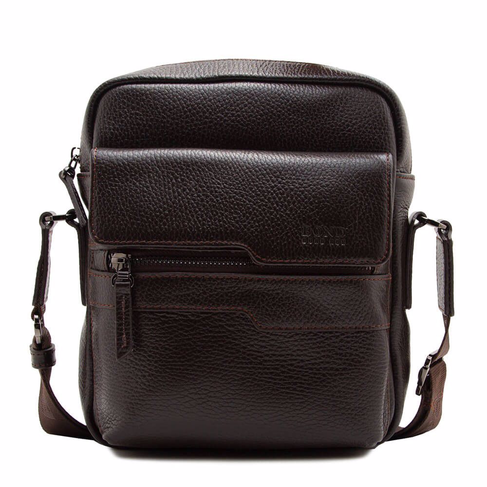 Сумка чоловіча з натуральної шкіри, Коричневий
Сумка чоловіча з натуральної шкіри, Коричневий