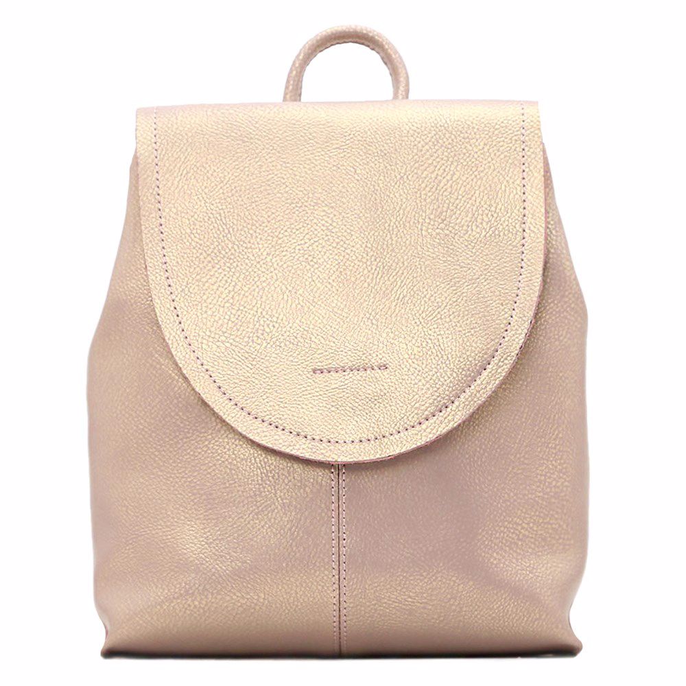 Рюкзак женский кожаный, Розовый 
Рюкзак женский кожаный, Розовый