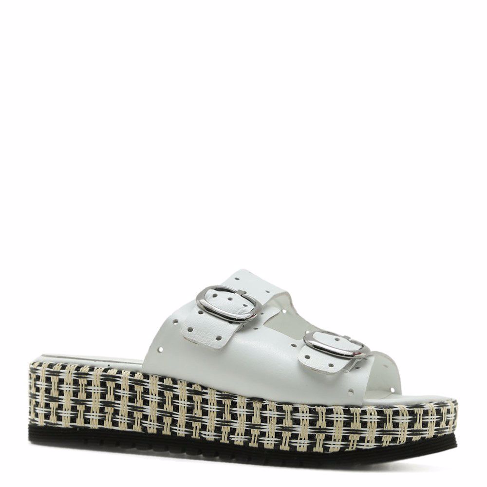 Шлепанцы на платформе, Белый
Шлепанцы на платформе, Белый