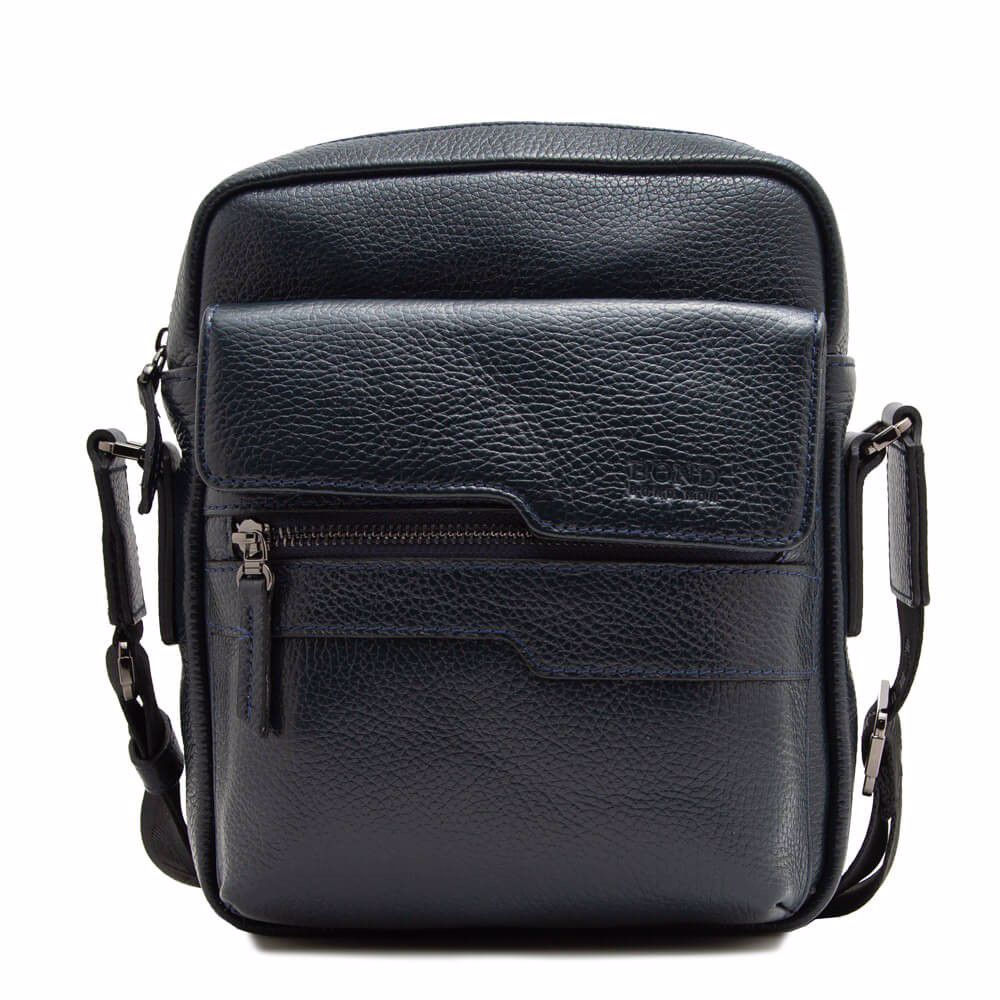 Сумка чоловіча з натуральної шкіри, Синій
Сумка чоловіча з натуральної шкіри, Синій