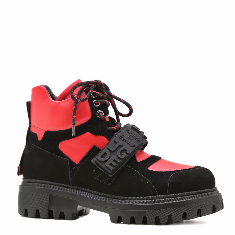 Черевики осінні на низькому ходу prego, Червоний
Черевики осінні на низькому ходу prego, Червоний