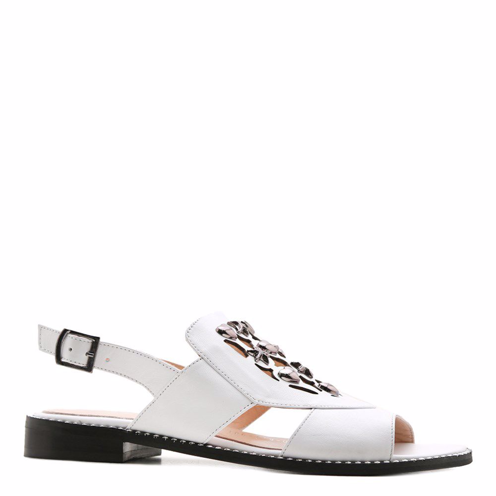 Босоніжки на низькому ходу, Білий
Босоніжки на низькому ходу, Білий