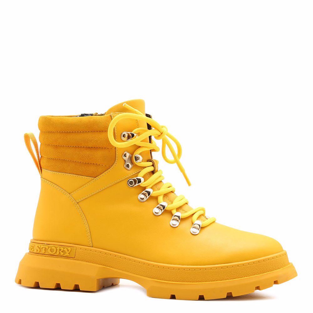 Черевики осінні на низькому ходу prego, Жовтий
Черевики осінні на низькому ходу prego, Жовтий