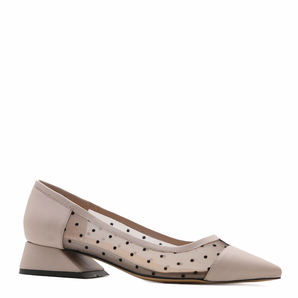 Туфлі на підборах, Бежевий
Туфлі на підборах, Бежевий