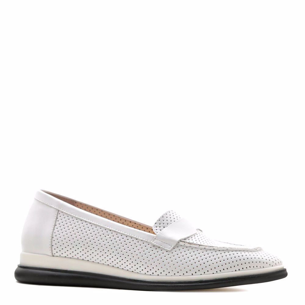 Туфлі з перфорацією prego, Білий
Туфлі з перфорацією prego, Білий