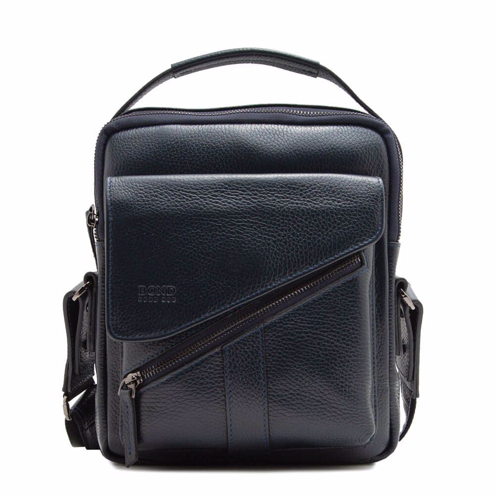 Сумка чоловіча з натуральної шкіри, Синій
Сумка чоловіча з натуральної шкіри, Синій