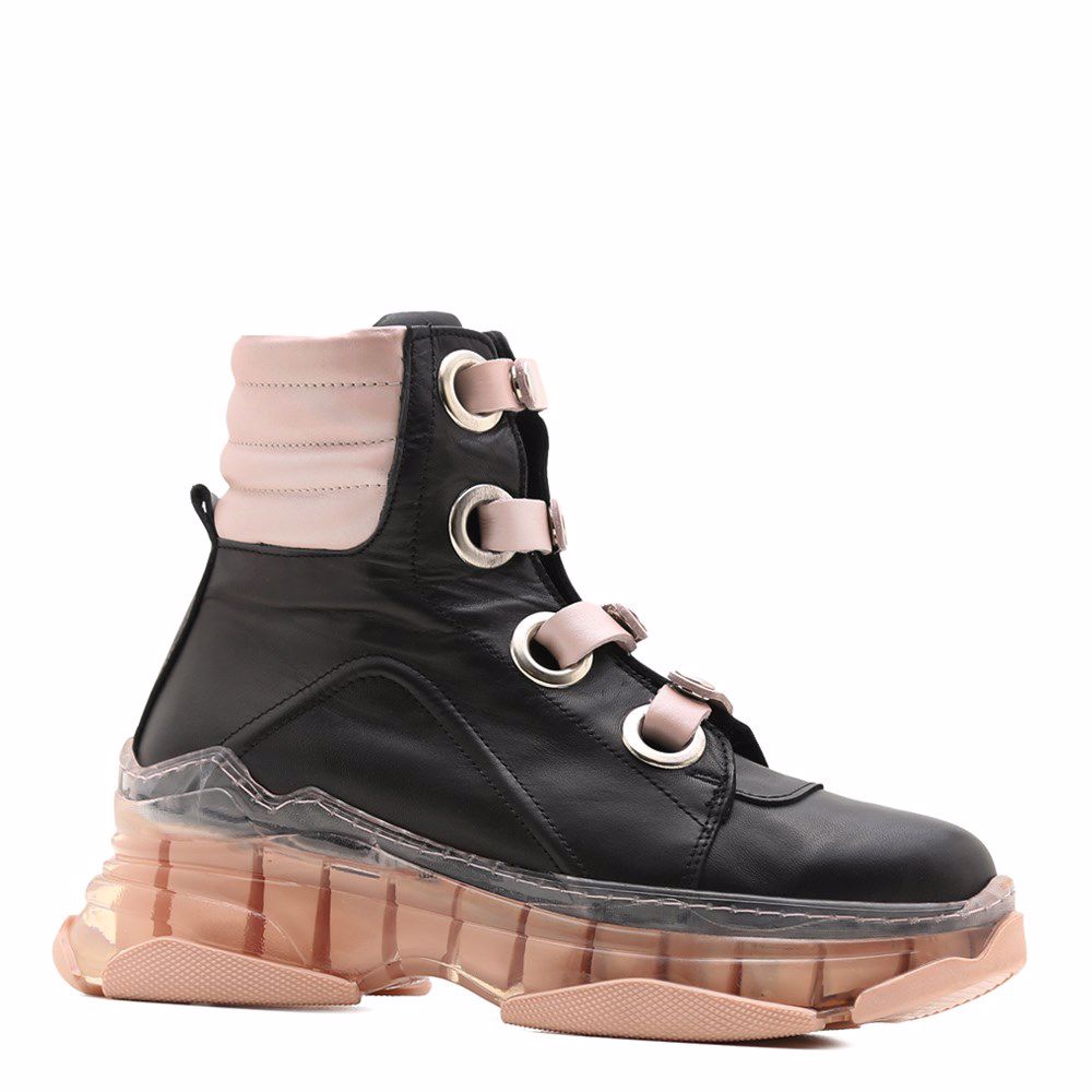 Черевики осінні на платформі, Комбінований
Черевики осінні на платформі, Комбінований