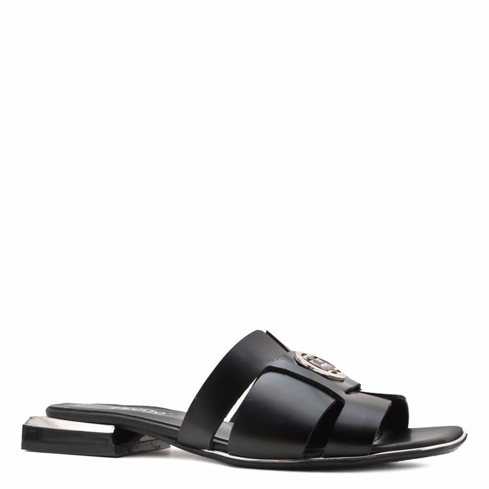 Шльопанці на низькому ходу, Чорний 
Шльопанці на низькому ходу, Чорний