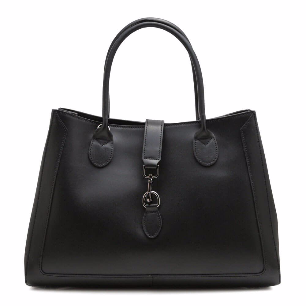 Сумка з натуральної шкіри prego, Чорний 
Сумка з натуральної шкіри prego, Чорний