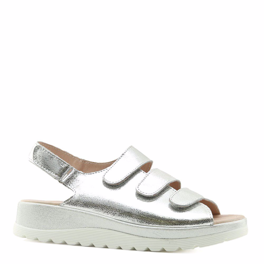 Босоножки на низком ходу, Серебро
Босоножки на низком ходу, Серебро