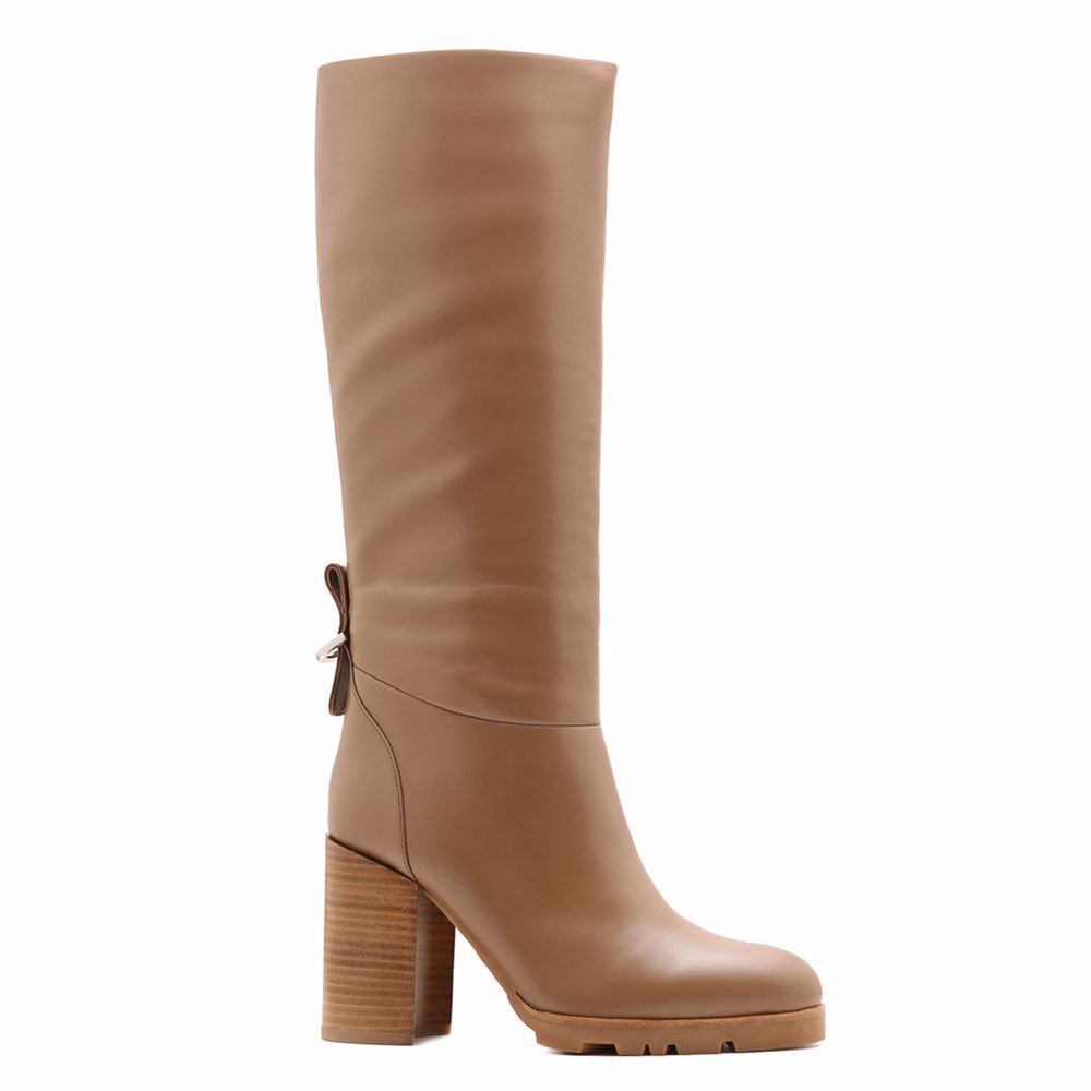 Чоботи зимові на підборах, Бежевий
Чоботи зимові на підборах, Бежевий