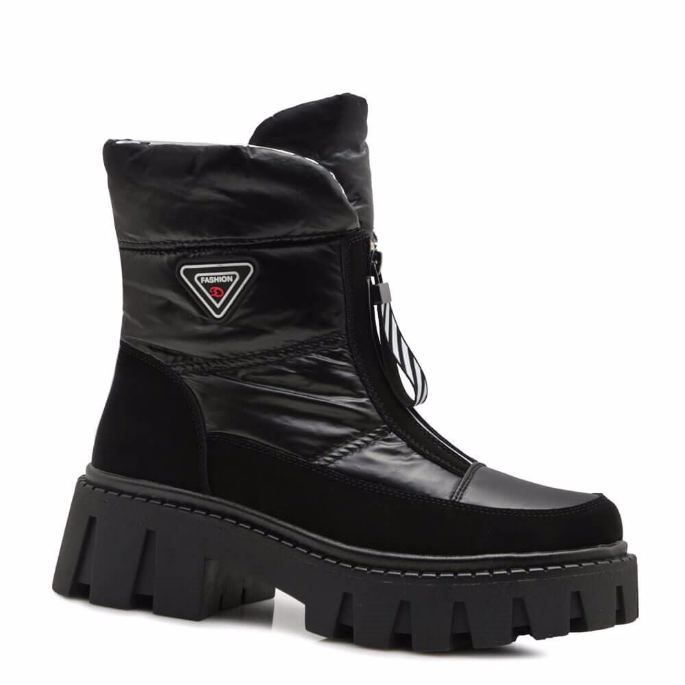 Черевики зимові на низькому ходу, Чорний
Черевики зимові на низькому ходу, Чорний