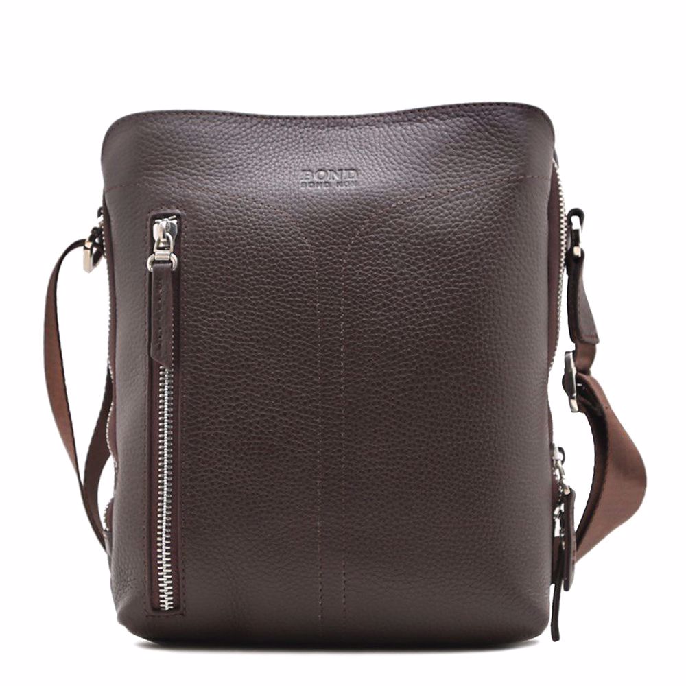 Сумка чоловіча з натуральної шкіри, Коричневий
Сумка чоловіча з натуральної шкіри, Коричневий