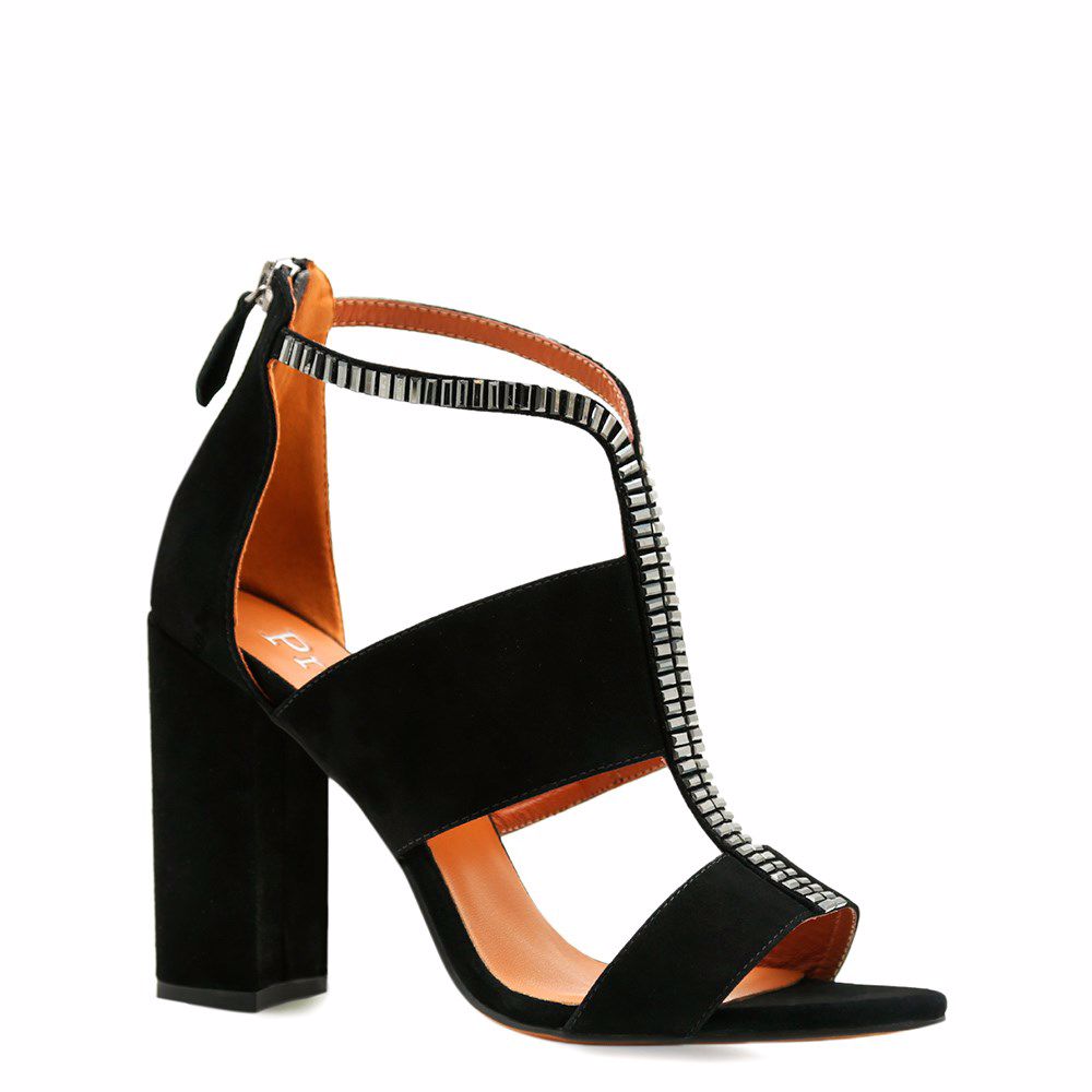 Босоножки на каблуке, Черный
Босоножки на каблуке, Черный