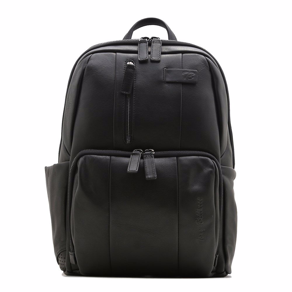 Рюкзак чоловічий з натуральної шкіри, Чорний 
Рюкзак чоловічий з натуральної шкіри, Чорний