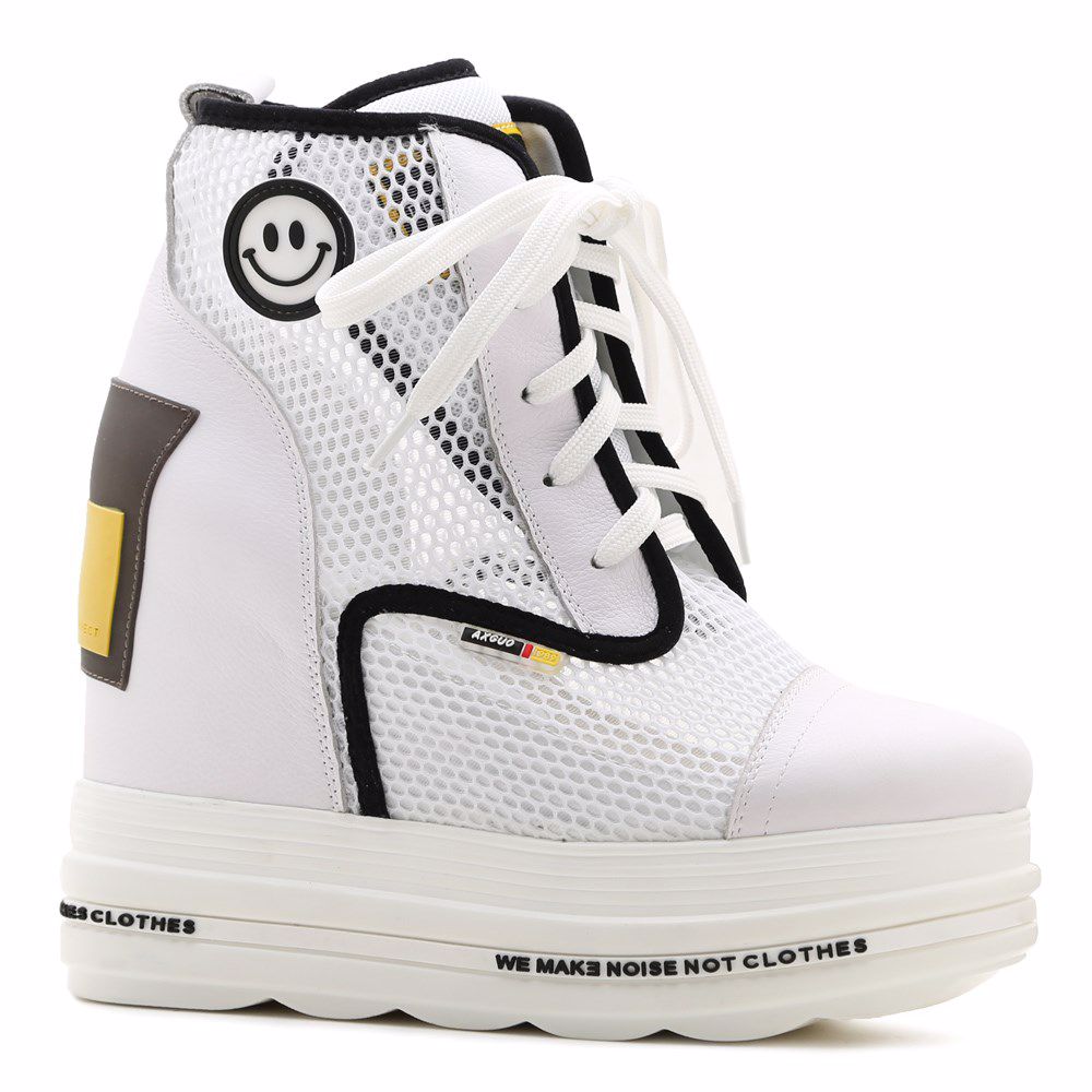 Туфлі на платформі prego, Білий
Туфлі на платформі prego, Білий