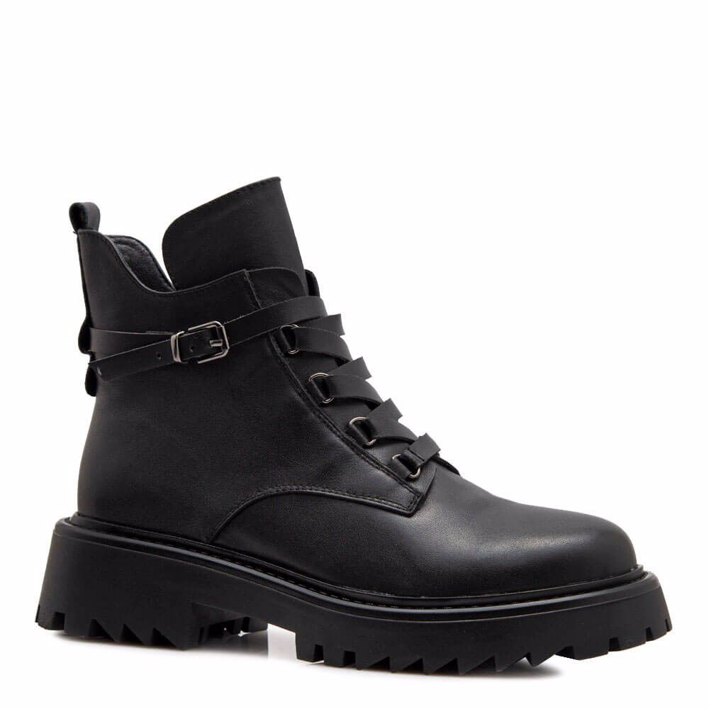 Черевики осінні на низькому ходу prego, Чорний 
Черевики осінні на низькому ходу prego, Чорний