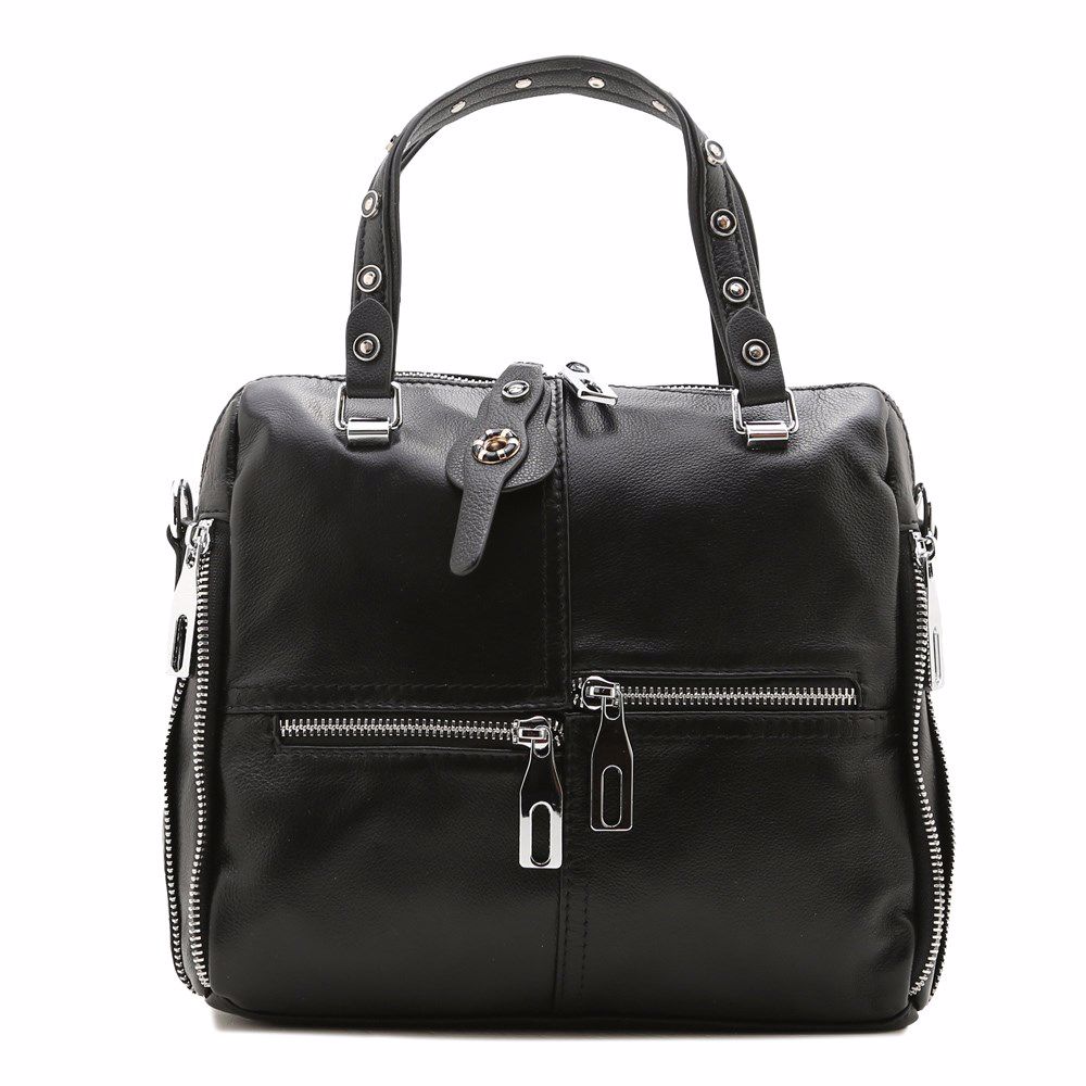 Сумка из натуральной кожи, Черный 
Сумка из натуральной кожи, Черный