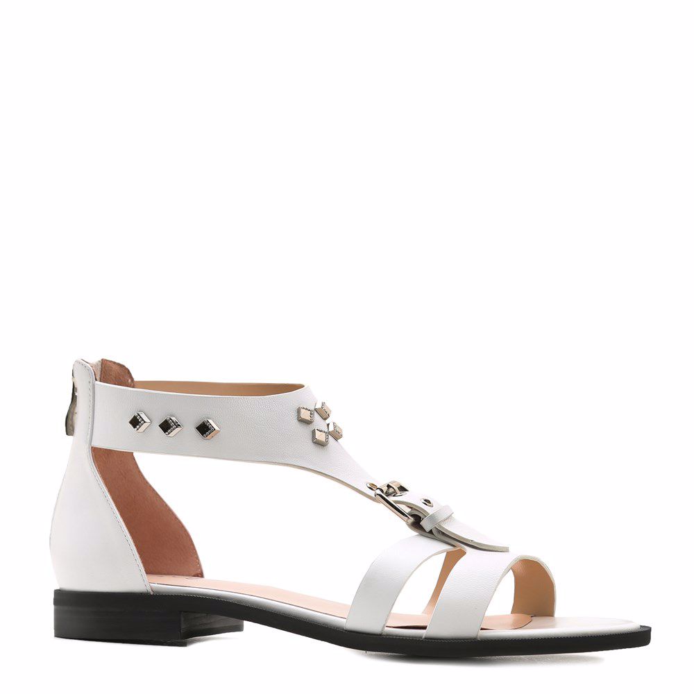 Босоніжки на низькому ходу, Білий
Босоніжки на низькому ходу, Білий